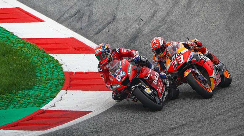 Dovizioso e Márquez