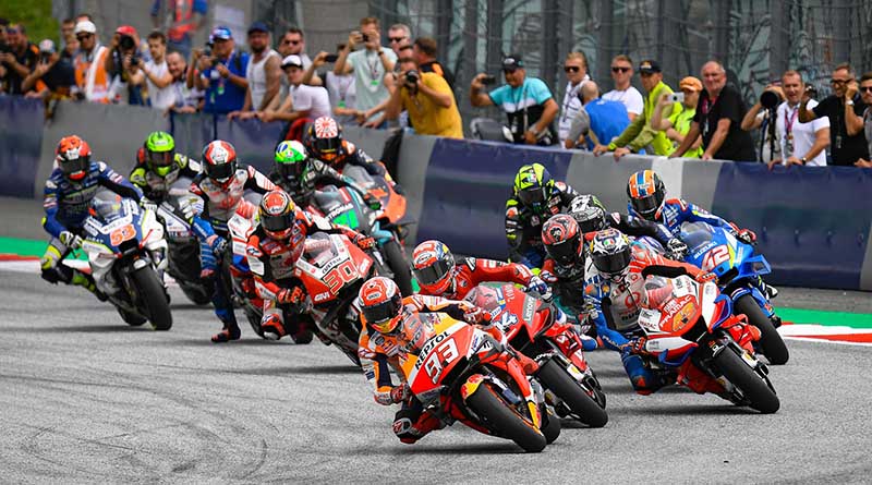 largada motogp áustria 2019