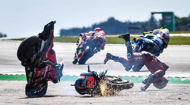 acidente Dovizioso Ducati MotoGP Silverstone 2019